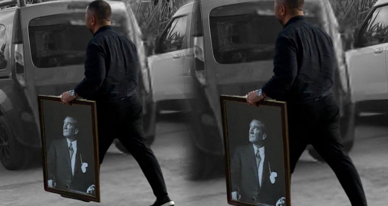 herkes onun hikayesini konusuyor ataturk tablolu fotografi gundem olmustu dgTL57KA