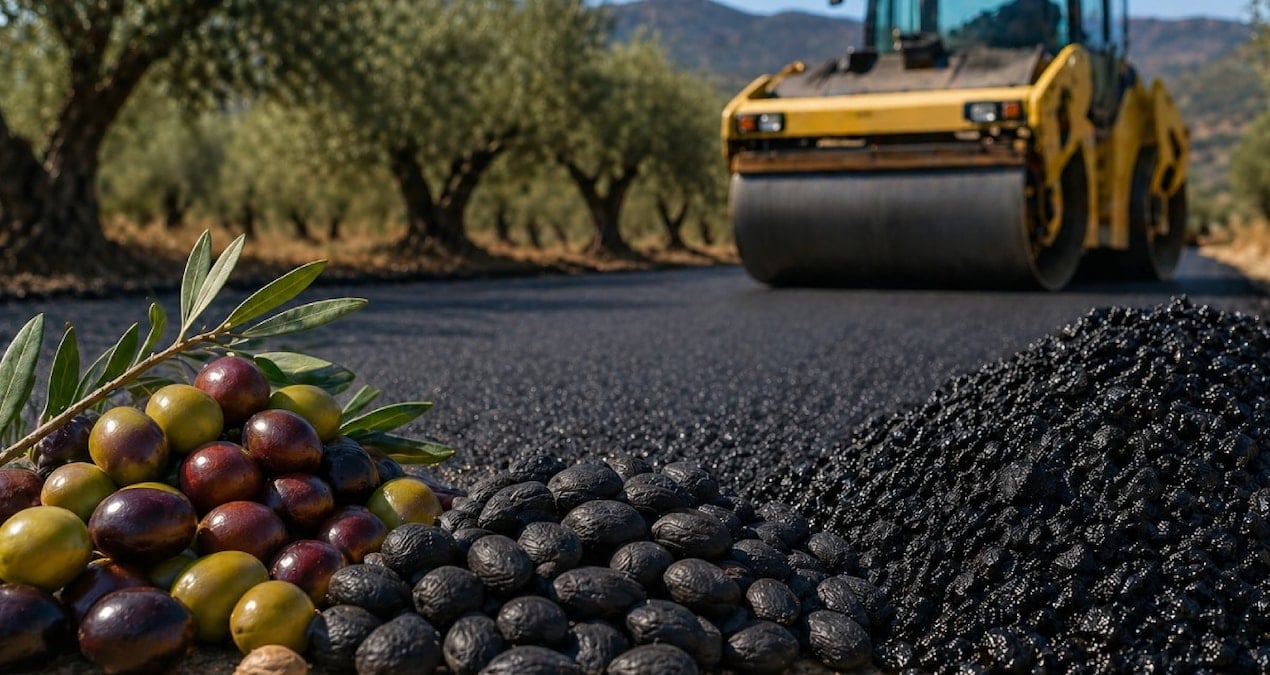 Zeytin Çekirdekleriyle Asfalt Üretimi: Çevre Dostu Yol Yapımında Devrim